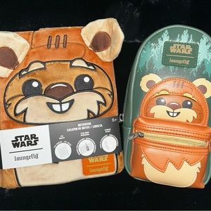 EWOK Loungefly journal and pencil case bundle.